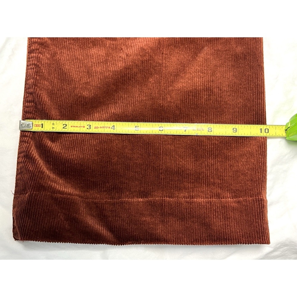 ANTHROPOLOGIE MAEVE Colette Corduroy Crop Wide-Leg High Rise Pants Rust Sz 26 - Picture 10 of 12